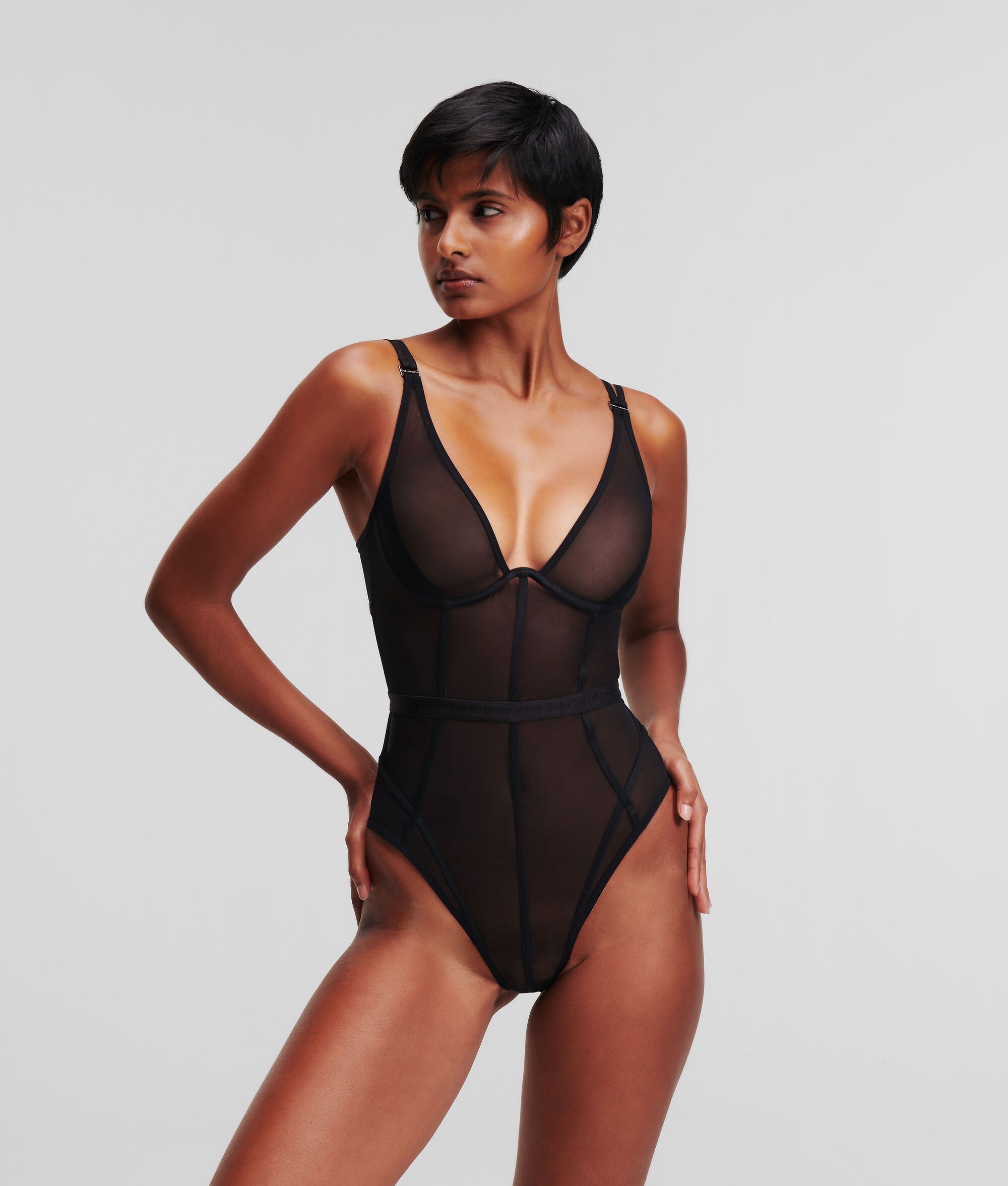 (image for) First-Class SHEER UNDERWIRED BODYSUIT